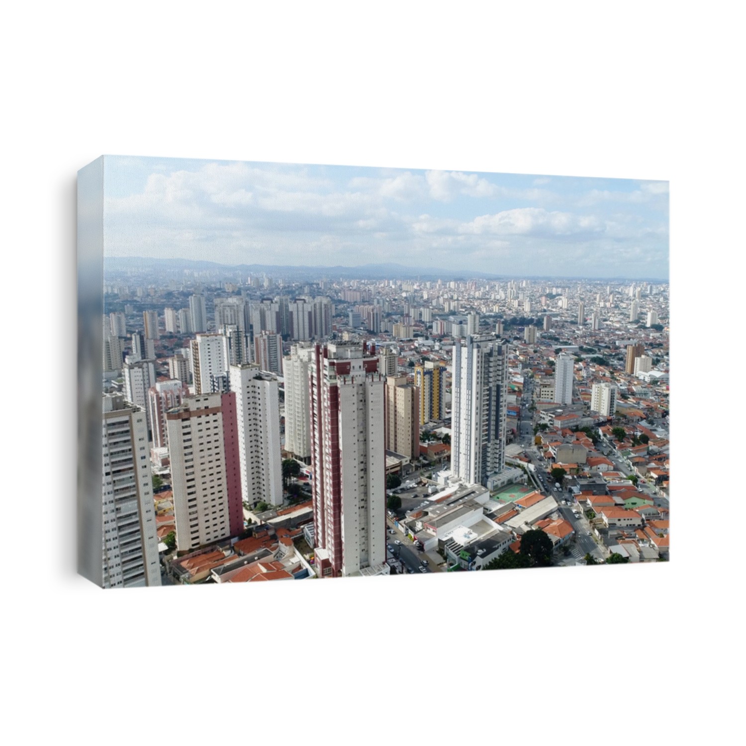 Aerial View of Tatuape District in Sao Paulo, Brazil